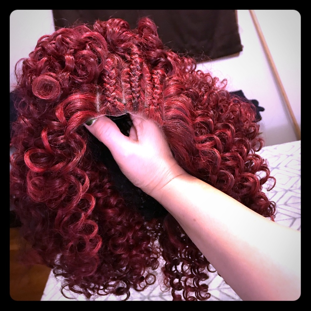 New Wig color burgundy❗️$25